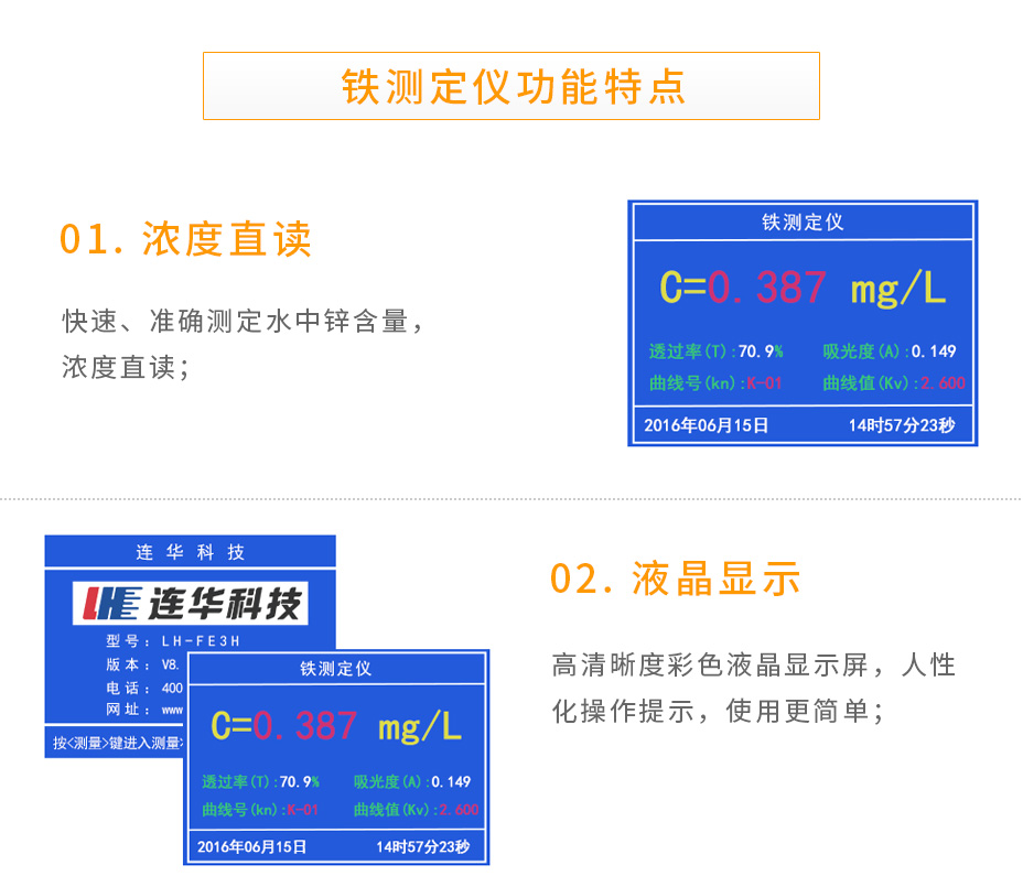 LH-FE3H型鐵測定儀